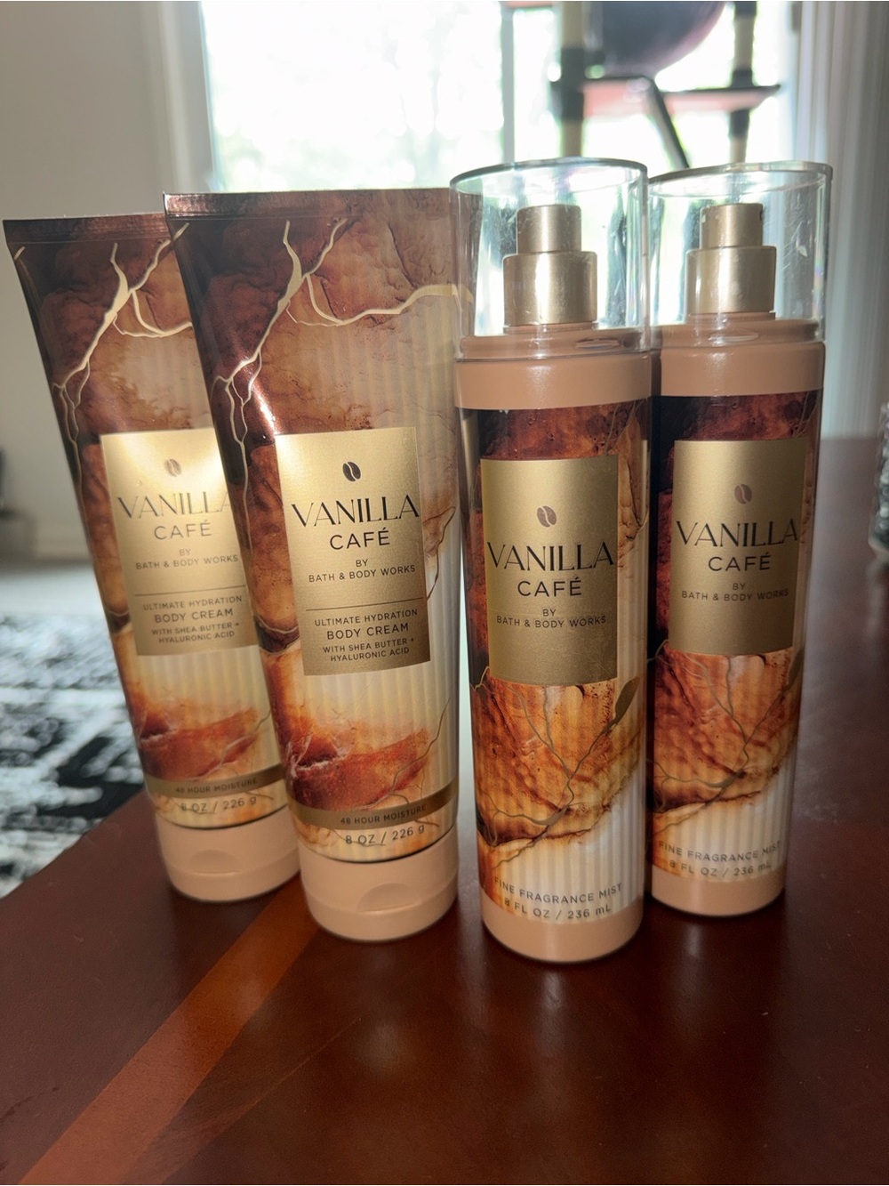 Bath & Body Works Vanilla Café Fine Fragrance Mist — Brown, Cream